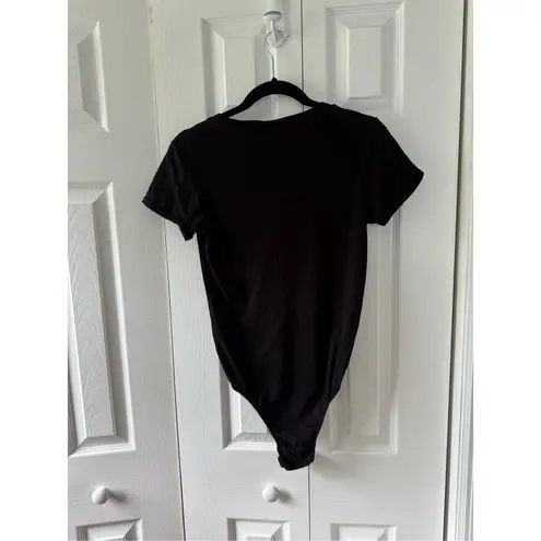 Stateside  Black Short Sleeve Crewneck Tee Bodysuit Small