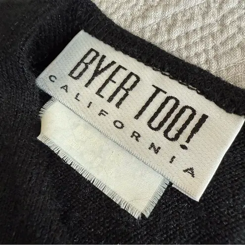 Vintage Byer Too Sleeveless Dress Black White Gingham 90s Y2K Womens Juniors 13 Size undefined