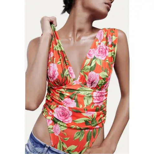 ZARA NWT •  Floral Bodysuit