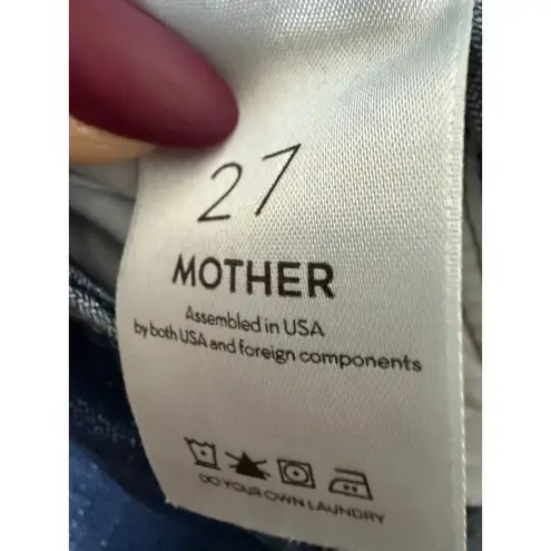 Mother Denim Greaser Overall Crop, What I Had Before I Had You Size 27 Blue