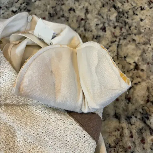 Leslie Fay 80s Vintage Cream Textured Sweater