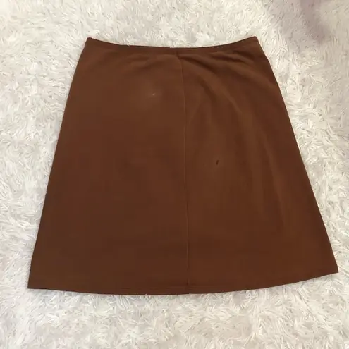 Patagonia  Stretch Organic Cotton skirt Brown orange medium