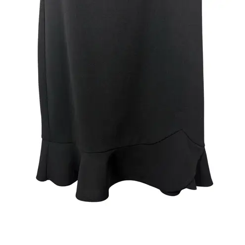 Jump Apparel Women’s Bodycon Ruffle Hem Mini Dress Black Size S