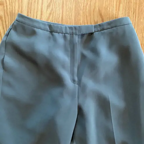 Tahari Levine Vintage Gray Loose Straight Leg Dress Pants Womens 10