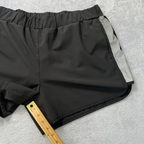 TomboyX Summit Athletic Shorts Moisture Wicking Black Womens XL Elastic Waist