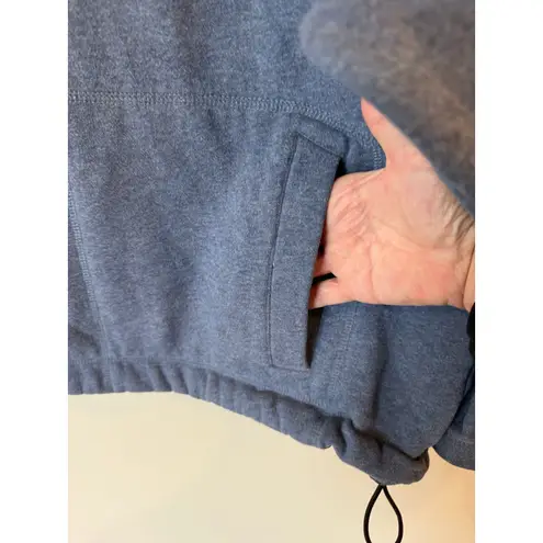 Walt Disney World Hoodie Womens XL Blue Winnie The Pooh Embroidered Fleece Lined