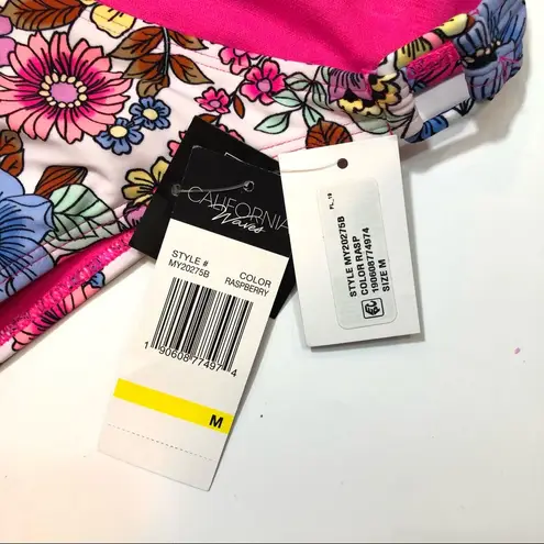 California Waves Floral Bikini Swim Bottom