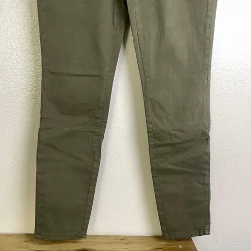 Mos Mosh Pants Womens Size 31 Green Naomi Shine Pants Chino Cotton Beaded Boho