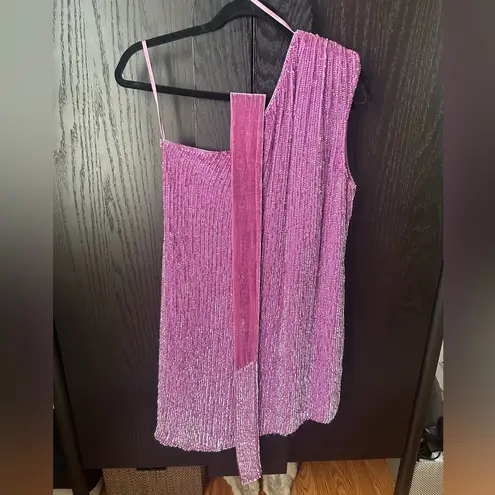 Retrofête Ella Sequin Dress Pink