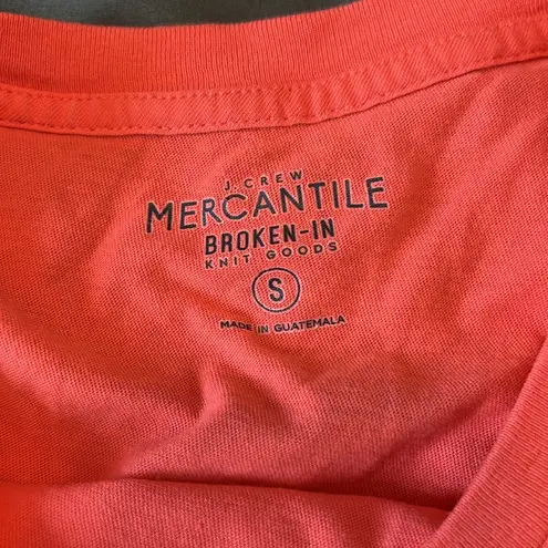 JCrew Factory Broken In Short Sleeve TShirt Pink Size Small