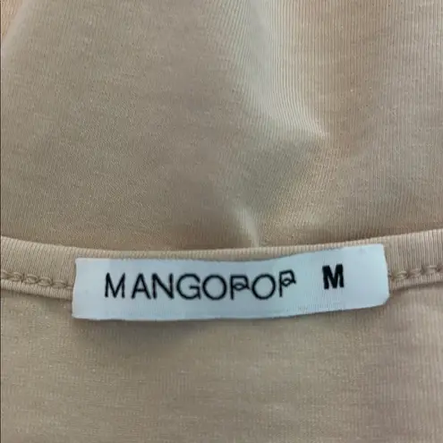 MANGOPOP Cream Long Sleeve bodysuit