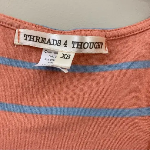 Threads 4 Thought Striped Navy Tank Top