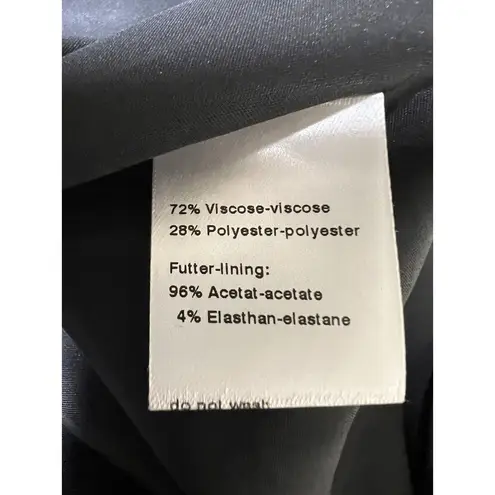 Akris Punto Sleeveless Ruffled Hem Dress Black Women’s Size 10