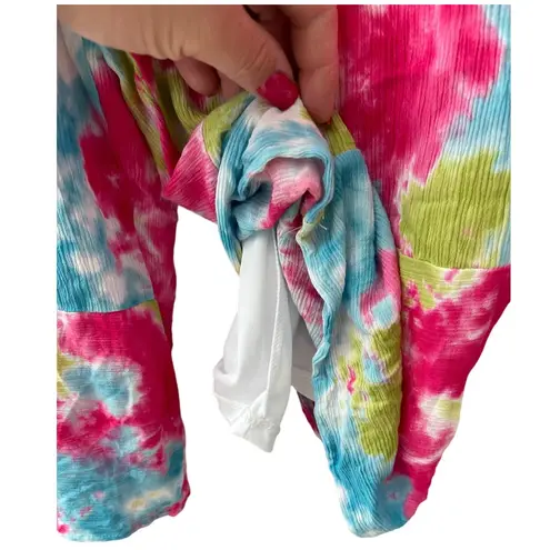 Hailey Lyn Vibrant Floral Tie