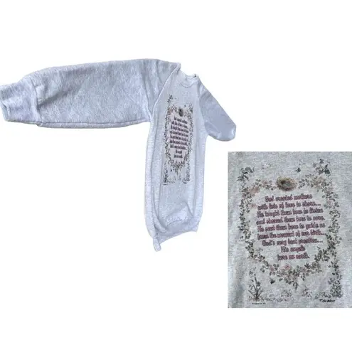 Hallmark VTG 90s God Created Mothers Sweatshirt Sz S? M? Bird Bee Butter…