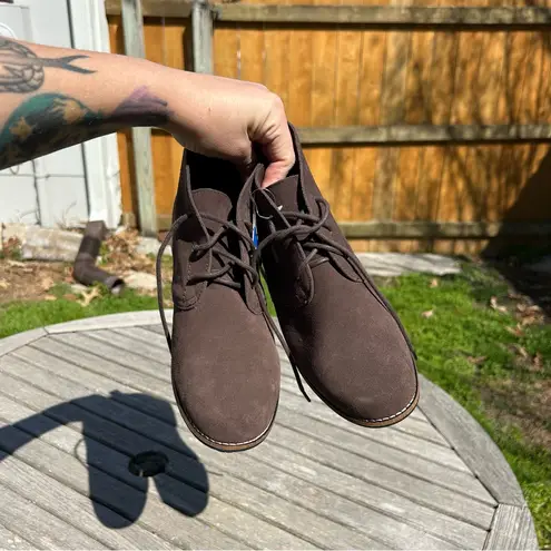 White Mountain Nwt Women's Auburn Brown Suede Leather Chukka Boots size 8W