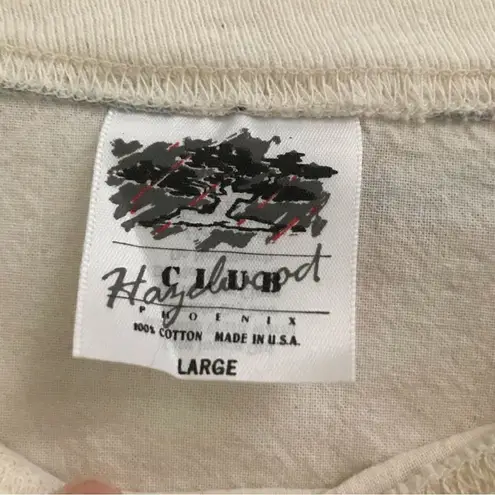 Vintage Hazelwood Southwestern Boho Tribal crewneck pullover blouse L* Brown Size L