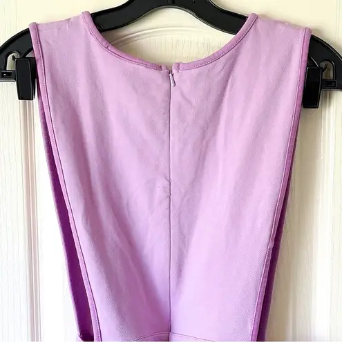 Big Bud Press Shop Girl Dress Cotton Pockets Lilac Lavender Medium EUC Purple