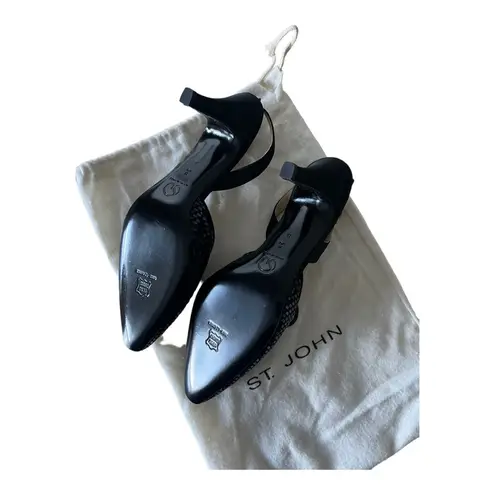 St. John Brand New Paillettes SlingBack Vintage Pump Heel Heel With Dust Bag 6.5B