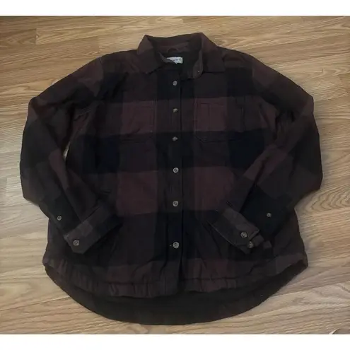 Carhartt  Fleece Lined Flannel Button Shirt Size Medium - Image 1