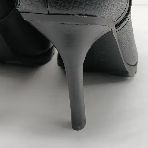 Karl Lagerfeld Mable Boot Women 6.5 Black Leather Crystal Embellished Whimsygoth