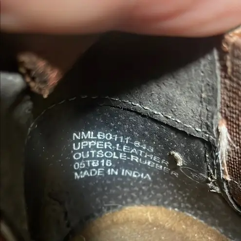 Naughty Monkey Brown Ankle Boots with Textured Leather