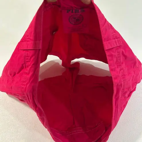 Vintage Y2K PINK Victoria’s Secret Hot Pink Cotton Drawstring Shorts | Size 10