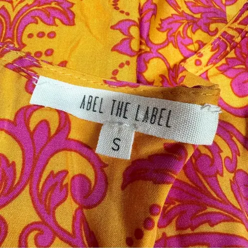 Abel the label Anthropologie Maya Floral Smocked Midi Hi Low Flowy Dress Size S