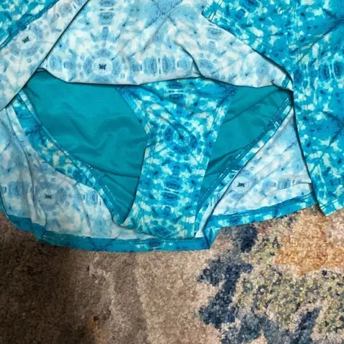 Bleu Rod Beattie New. tie dye skirted bikini bottom. Retails $65 size 14