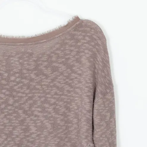 Deletta Anthropologie Nubby Circle Long Sleeve Sweater Tan Womens Size Small - Image 12