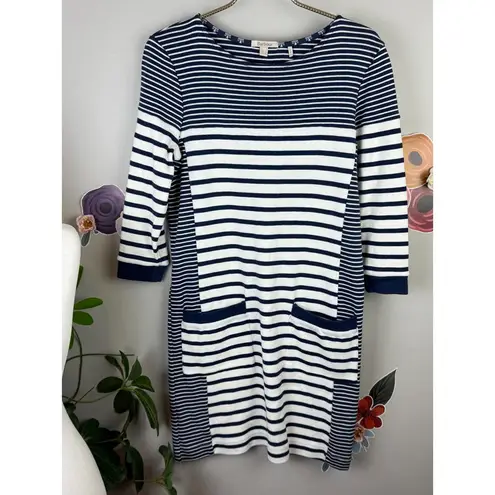 Barbour Rief Dress in Navy Cloud - Size - 4