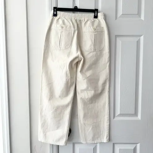 The Great The Shipmate Pant Women’s Size 1 US Small Cream Straight Leg High-Rise