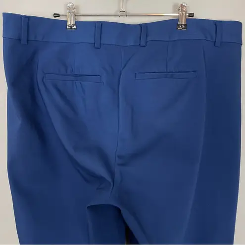 Liverpool Jeans Company Slacks Estate Blue Women Size 18W Trousers Faux Pockets