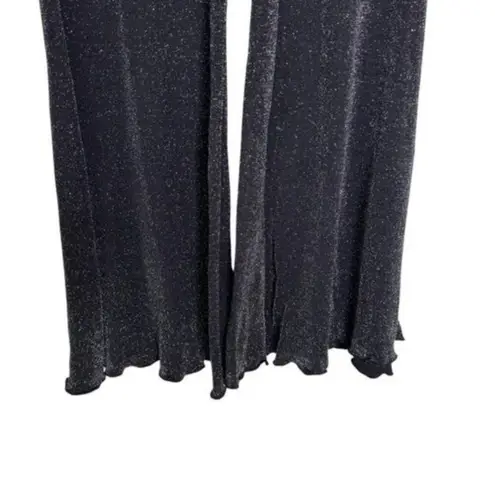 Sleeper NWT Cosmos Black Sparkle Flare Luxury Party Pajamas 2 Piece Set Size S