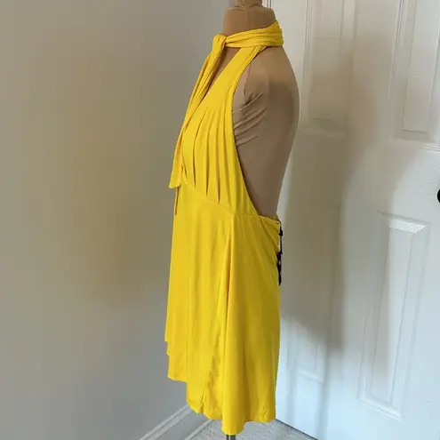 NBD  X Naven Grace Yellow Halter Dress