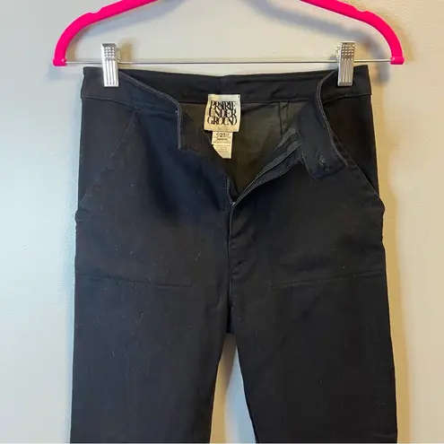 Prairie Underground Pants Black Straight Leg Trousers w/ Front Pockets Sz 27 EUC