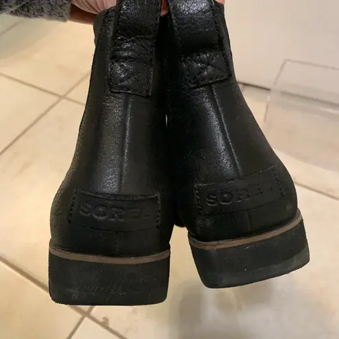 Sorel  | Chelsea Harlow black ankle boots size 7.5