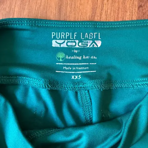 Healing Hands Purple Label by Yoga Scrub Pants Hunter Green XXS