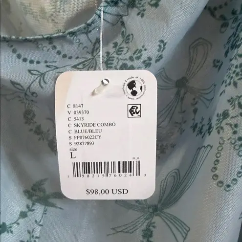 Free People Suddenly Fine Maxi Slip Dress Green Size L