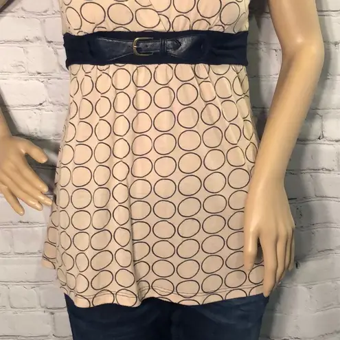 Tart Sugar Vneck Empire Waist Belted Top S