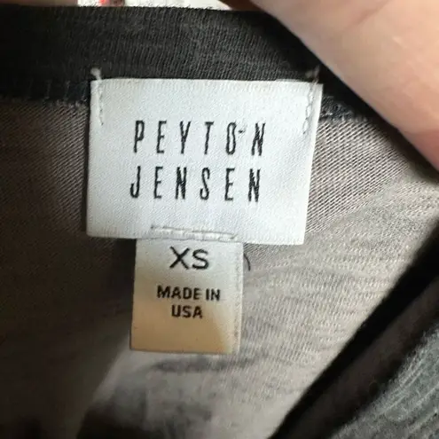 Evereve Peyton Jensen gray camo XS sleeveless knit mini dress