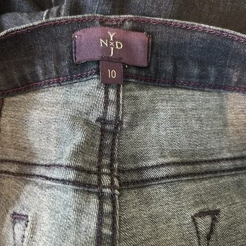 NYDJ Skinny Jeans Womens 10 Lift Tuck Technology Blue Medium Wash Stretch