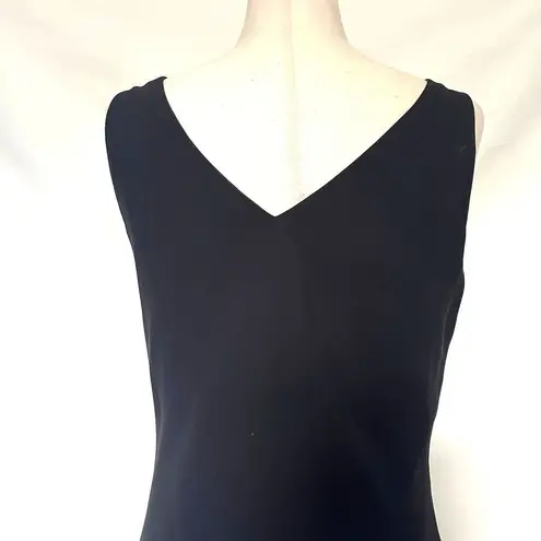 Alyn Paige Vtg Y2K Formal Dress Sz 7/8 Satin Panel Babydoll Maxi Straight Prom