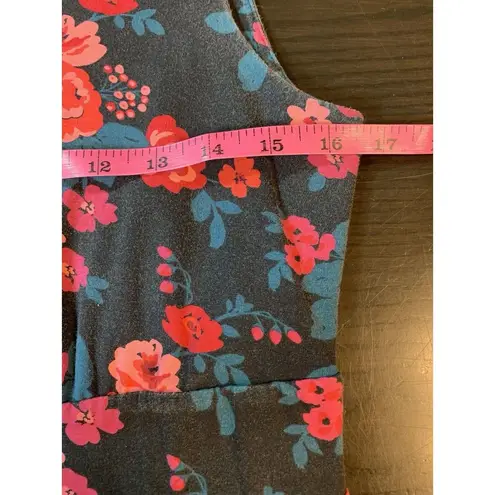 Garnet Hill Maxi Dress Womens 10 Floral Prairie Cottage Garden Sleeveless READ