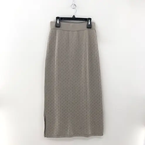 Callahan Knitwear Genny Skirt in Grey Small Gray