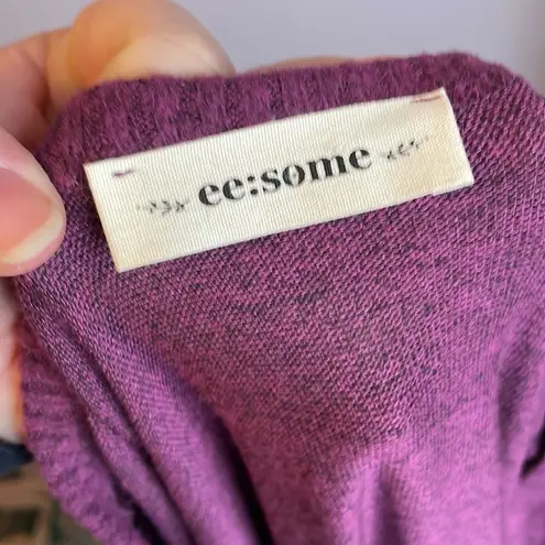 ee:some Purple Dolman Batwing Sweater size L