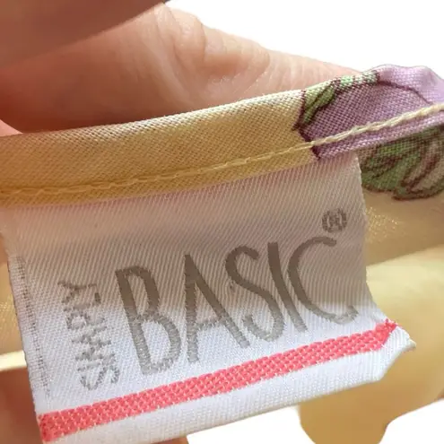 Simply Basic Vintage 80s Grannycore Cottagecore Floral Snap Button MuuMuu Dress Size L