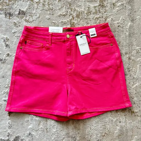 Judy Blue Judy Blue Hi-Rise Garment Dyed Magenta Shorts NWT - Size XL