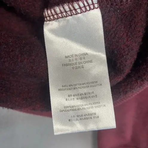 Hooey Veracruz Maroon with Aztec Pocket Hoodie Women’s Size M Medium Western Red