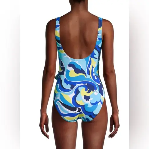 Tommy Bahama 
Swirl Side Tie One Piece Swimsuit Size 8 $165 EUC